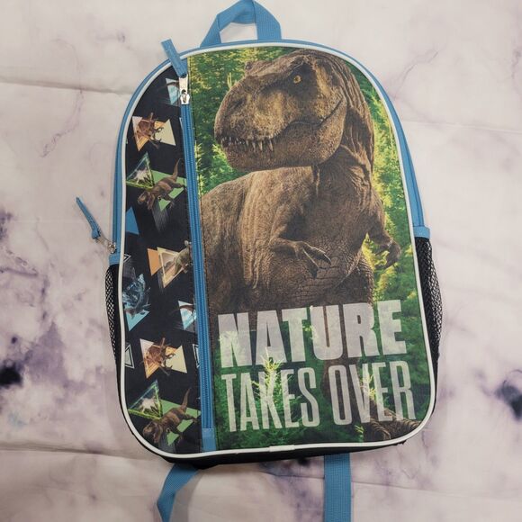 JURASSIC WORLD Multi-Pocket 16" School Backpack - Picture 1 of 2